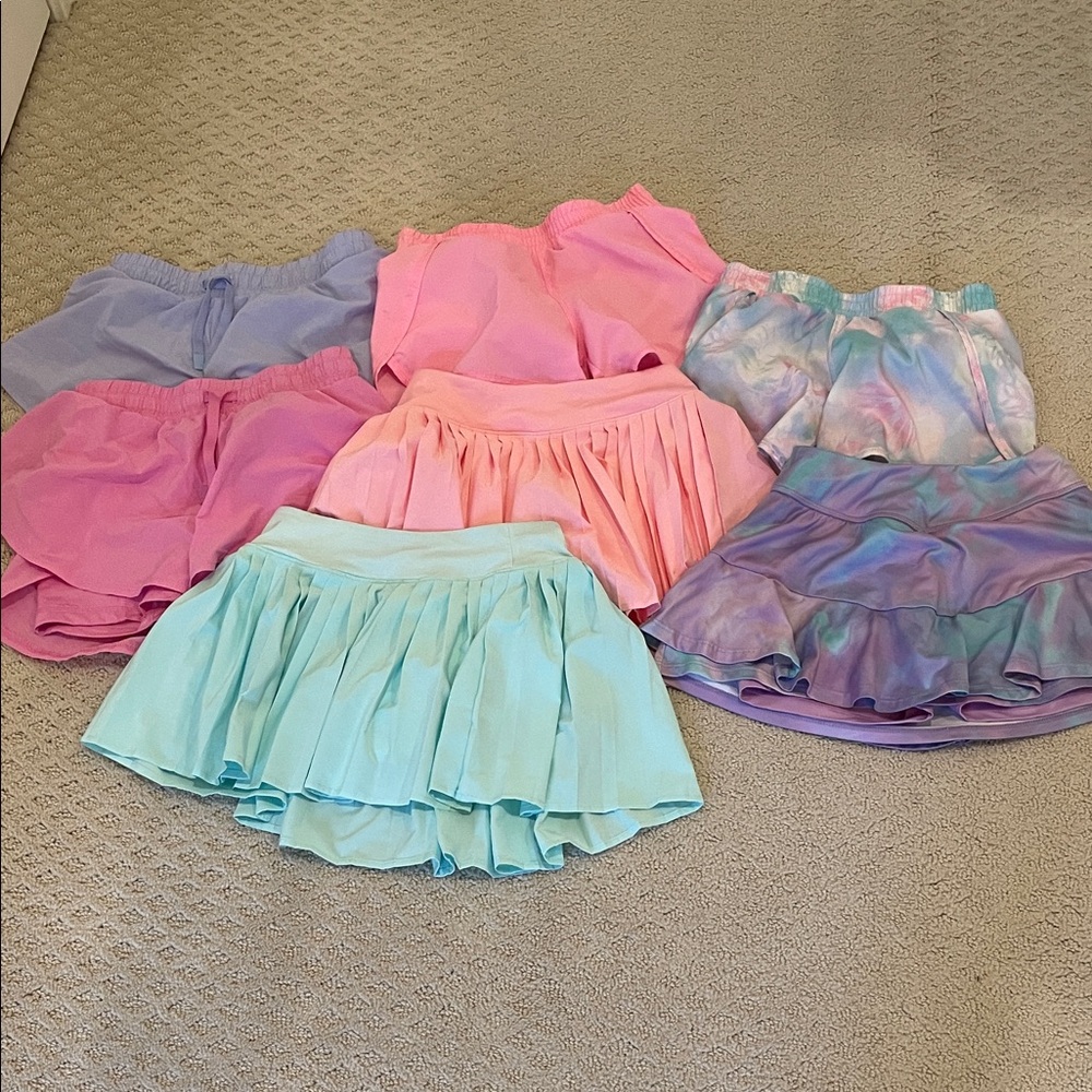 Target Girls Pastel Short and Skort Mix-all size 8. Happy to sell together!